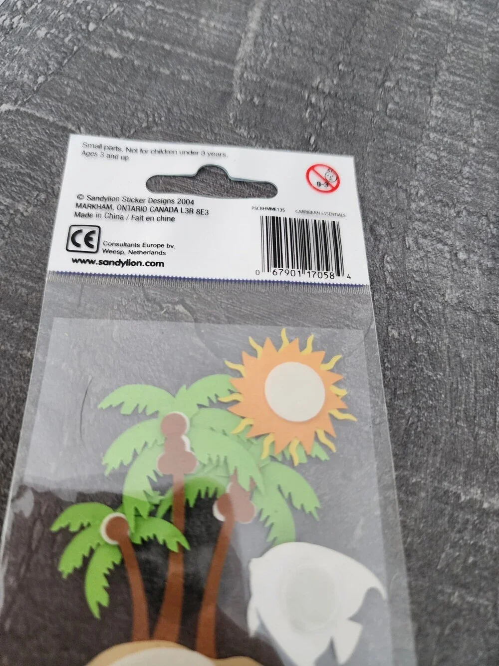 3D Stickers - Caribbean Tropical Fish Sandylion Essentials 3D - NEW RETIRED #28
